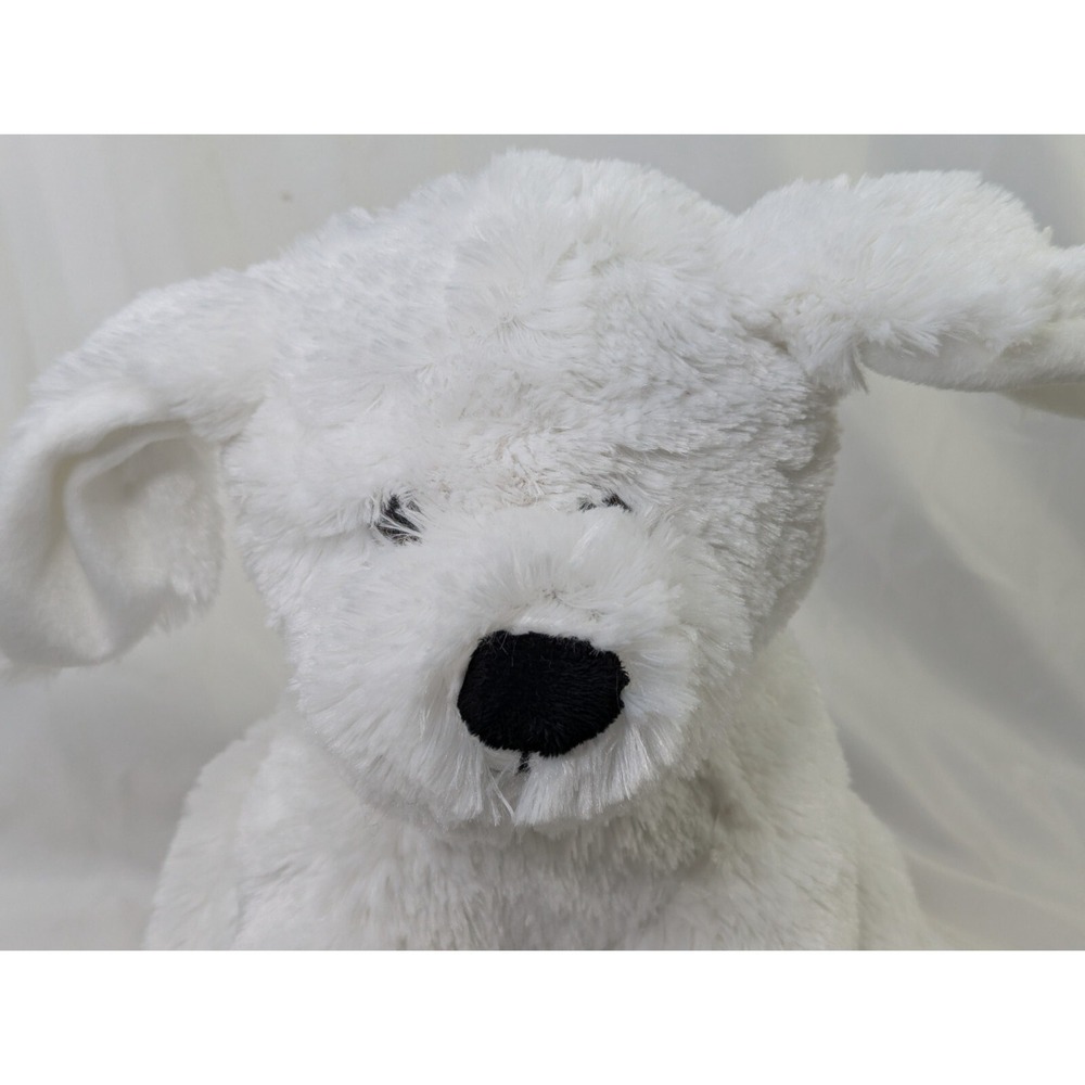 Chrisha Playful Plush White Dog Plush 11 Inch 2004 Stuffed Animal Toy - Picture 2 of 11